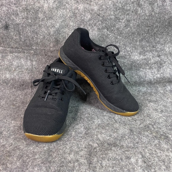 Nobull Shoes Womens Size Black Gum Trainer Athletic Sneakers